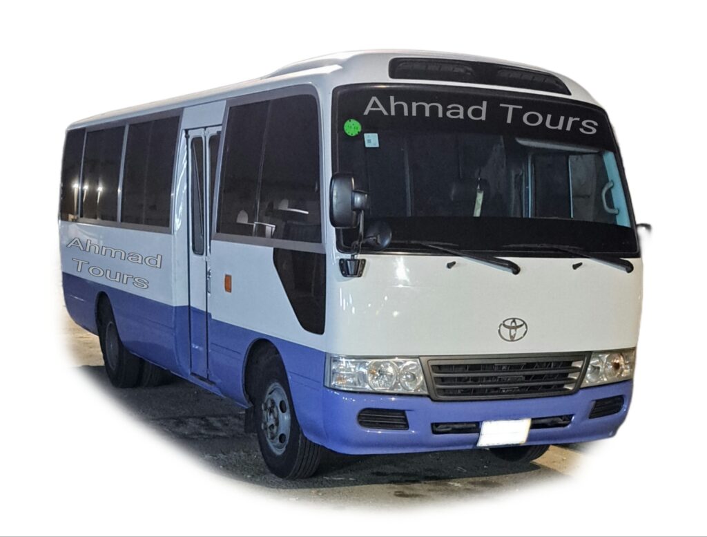 All sizes of private bus rental in Sharjah or anywhere in the UAE Avalible, Ahmad Tour. Specializing in high-quality bus rental services at affordable prices,