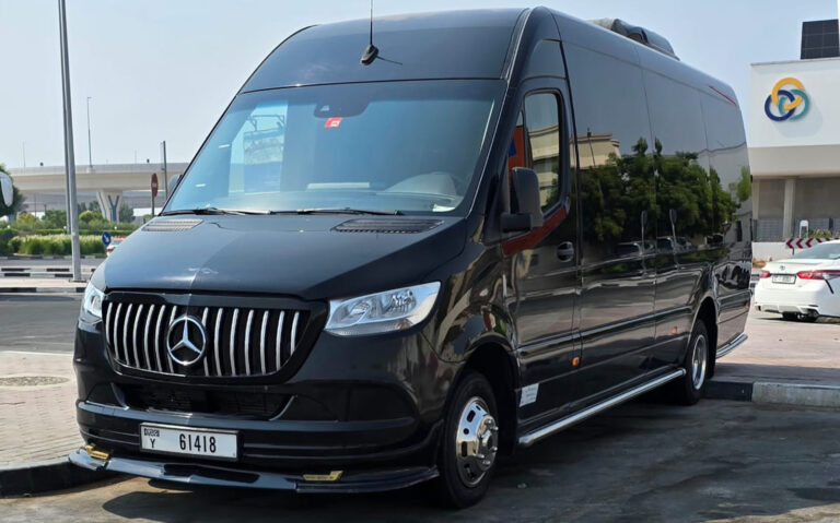 Rent a minibus in Dubai and experience the ultimate flexibility and comfort for your group travels.